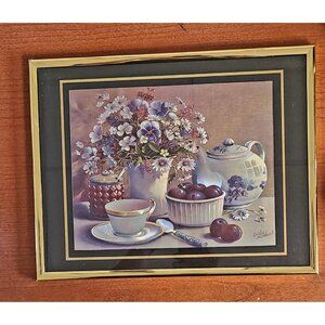 Trisha Hardwick Foil Art Print 10x14 Framed Signed